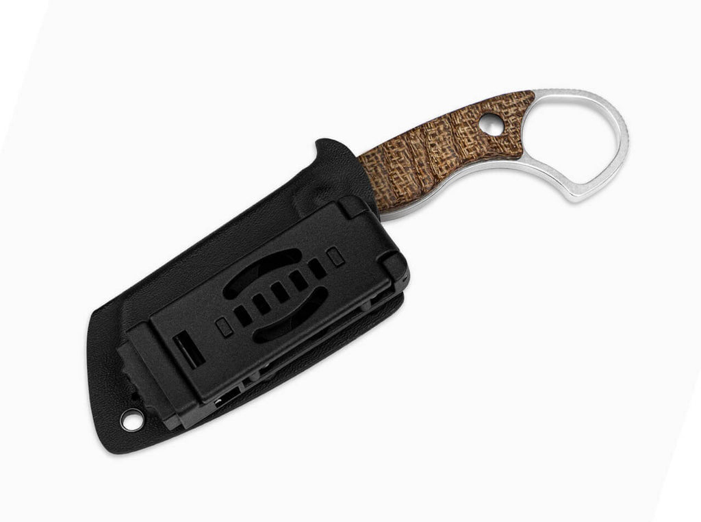 Little Rhino AEB-L Stonewashed Natural Micarta