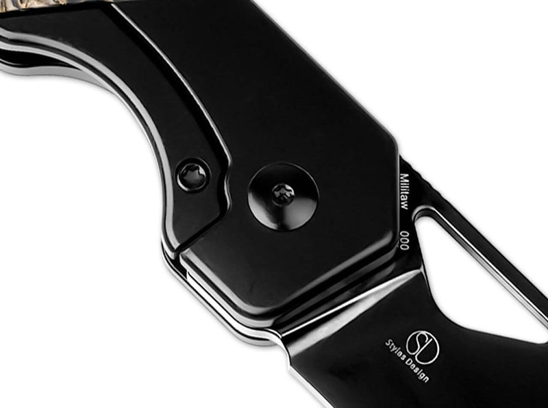 Kizer Militaw S45VN Ti-Fat Carbon