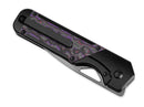 Kizer Militaw Titanium Fatcarbon Purple Haze
