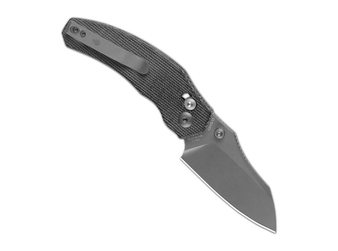 Mini Bulldog Nitro-V Green Micarta