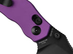 Mini Bulldog Nitro-V Purple Aluminum Black Blade