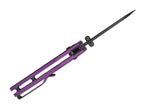 Mini Bulldog Nitro-V Purple Aluminum Black Blade