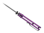 Mini Bulldog Nitro-V Purple Aluminum Black Blade