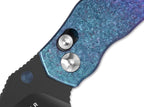 Mini Bulldog S45VN Blue & Purple Ti Black Blade