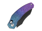 Mini Bulldog S45VN Blue & Purple Ti Black Blade