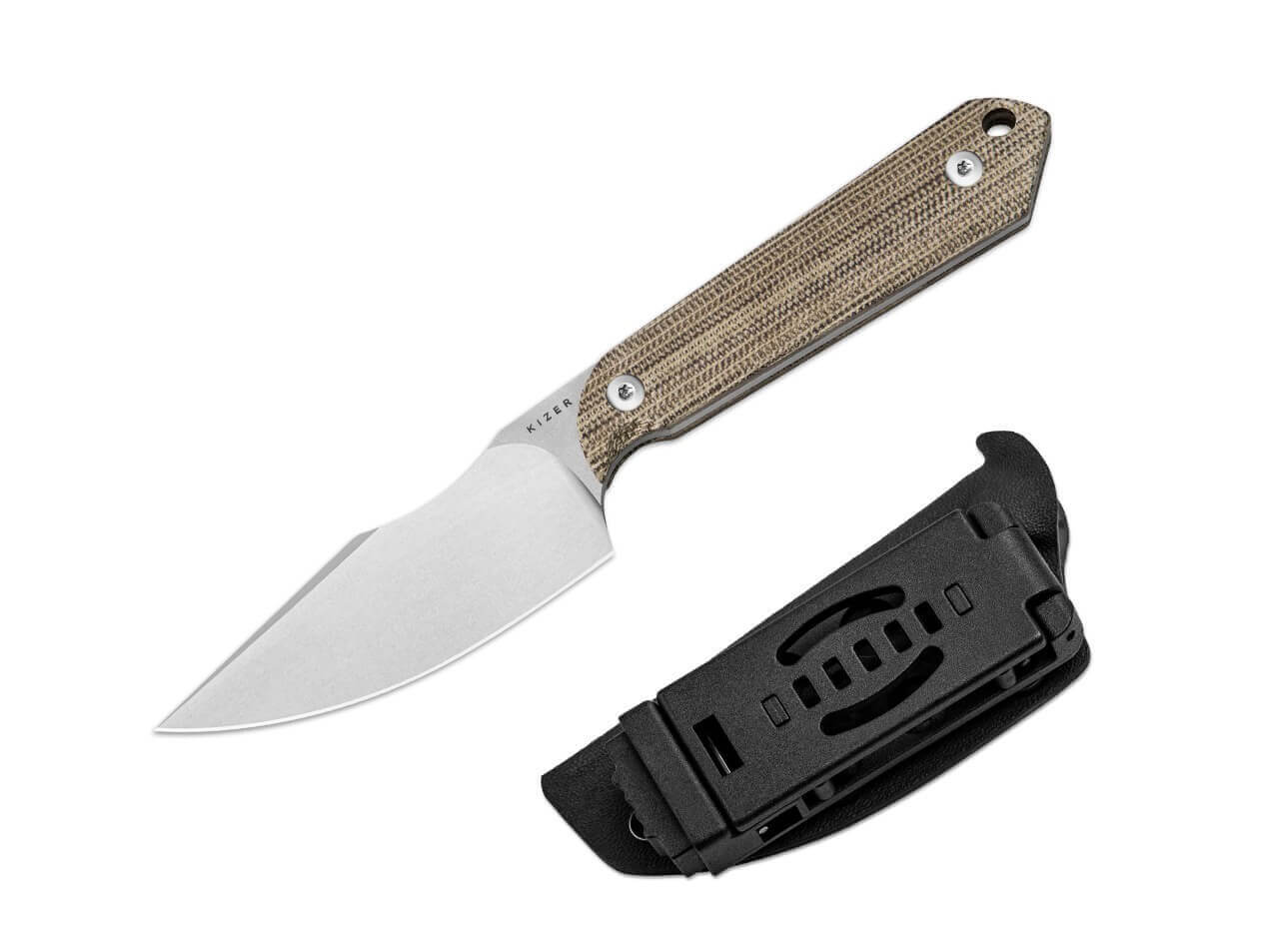 Mini Harpoon AEB-L Brown Micarta