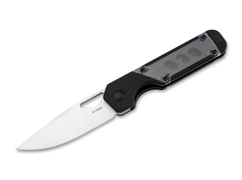 Kizer Mini Militaw G10 Black Acrylic