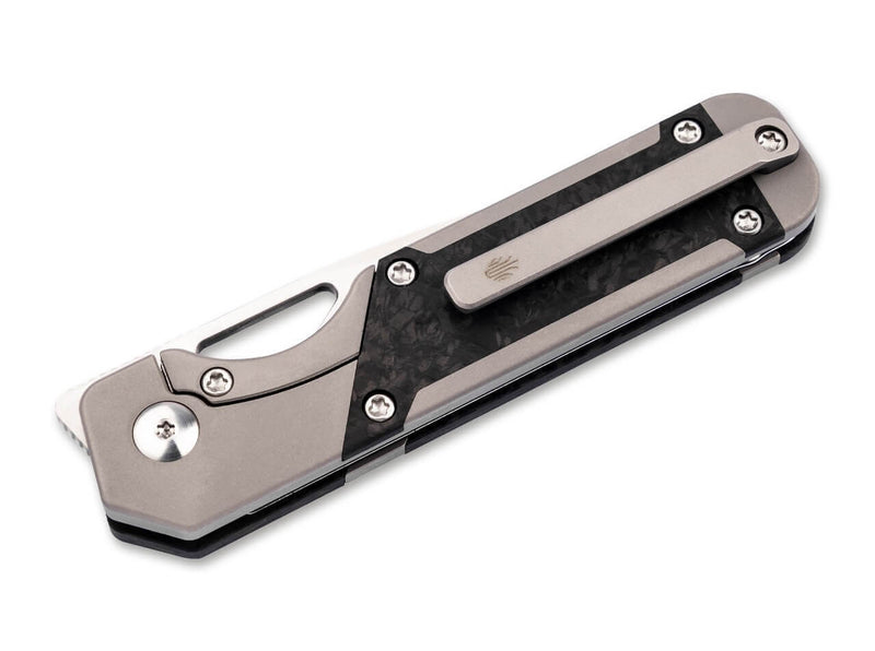 Kizer Mini Militaw Titanium CF Milled Vine Window Grille