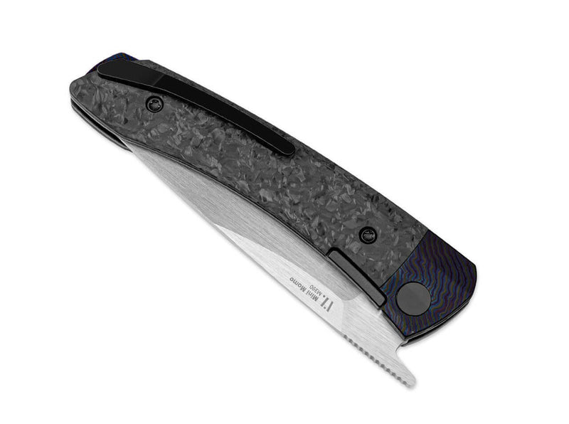 Kizer Mini MoMo M390 Ti Marble CF