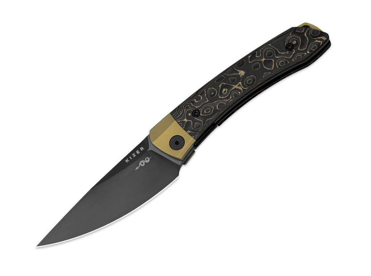 Mini MoMo S90V Ti Fat Carbon Camo Gold