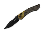 Mini Mystic 154CM PEI & Burlap Micarta