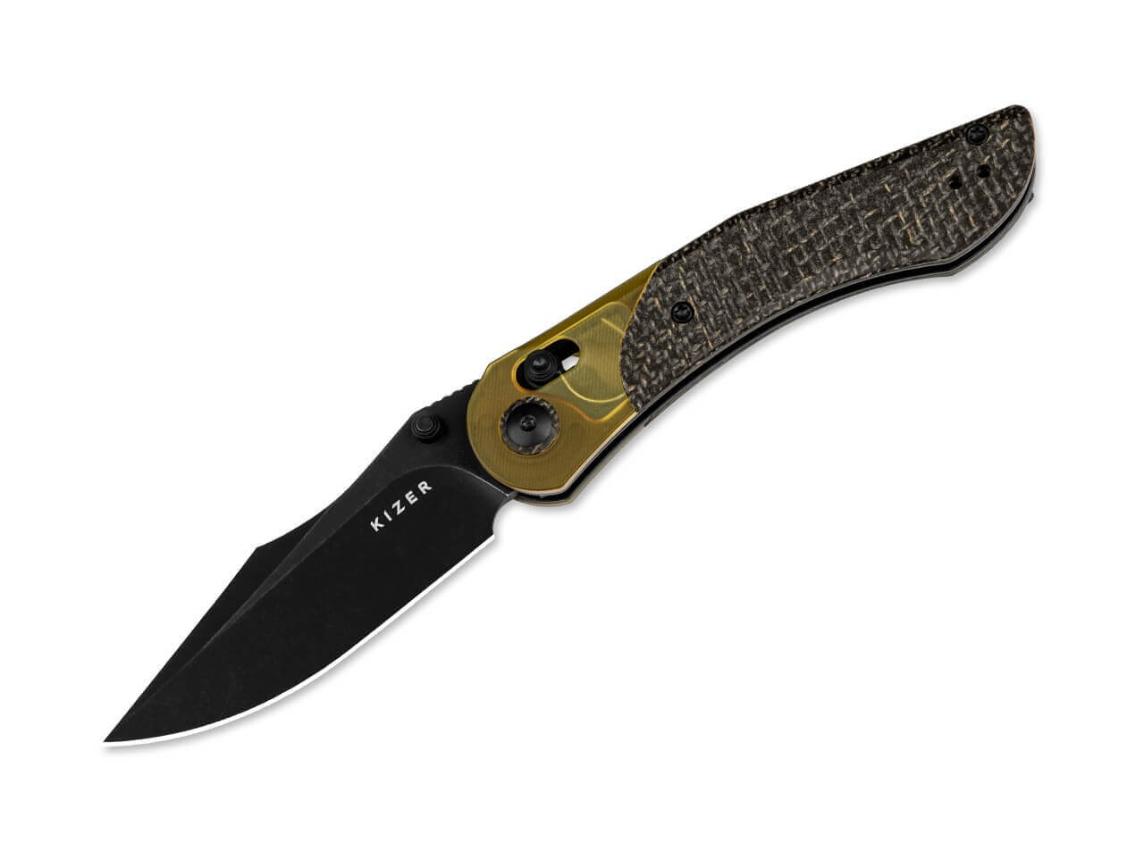 Mini Mystic 154CM PEI & Burlap Micarta