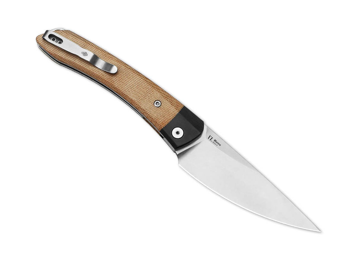 Momo Nitro-V Black G10 Micarta Natural