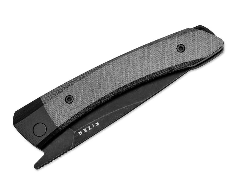 Kizer Momo Nitro-V G10 & Micarta All Black