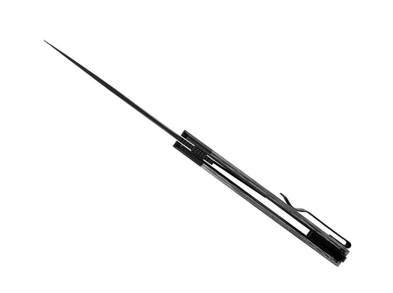 Kizer Momo Nitro-V G10 & Micarta All Black