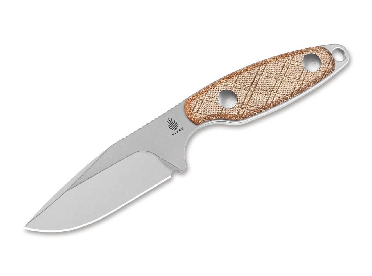 Muskrat 154CM Micarta Natural