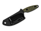 Muskrat D2 G10 Green Black Blade
