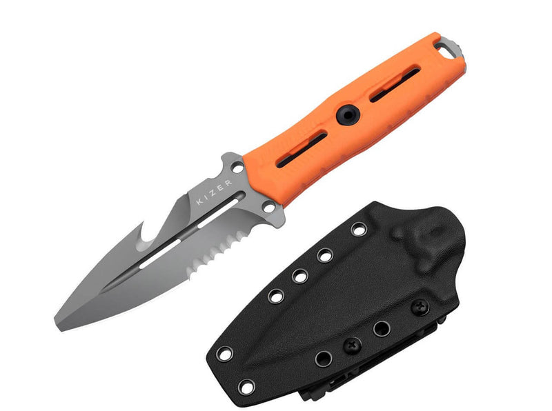 Kizer NORCROSS Nitro-V Orange G10 Single Combo Edge