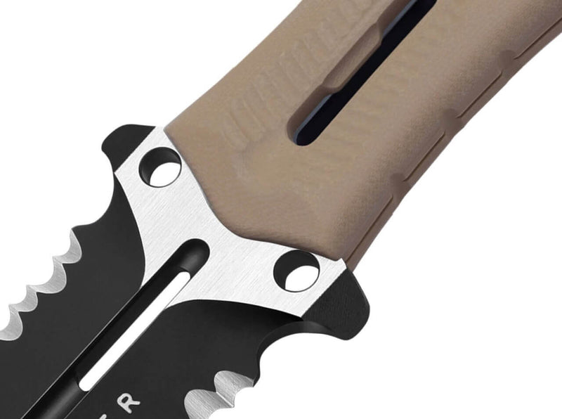 Kizer NORCROSS Nitro-V Tan G10 Double Combo Edge