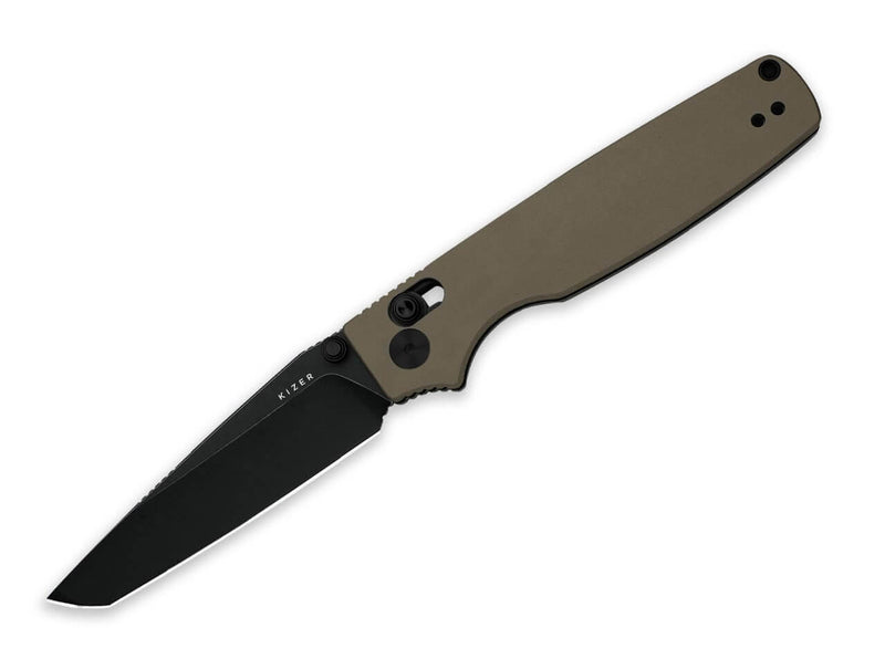 Kizer Original 2 14C28N Aluminum Sand Black Stonewash