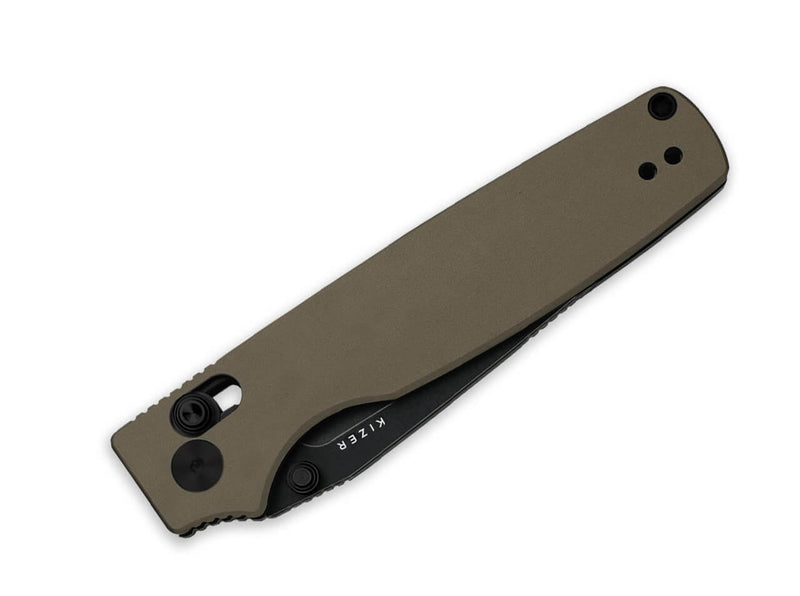 Kizer Original 2 14C28N Aluminum Sand Black Stonewash