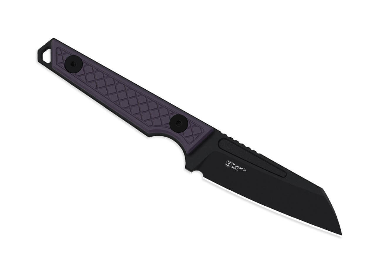 Phasmids AEB-L Puprle G10 Black Blade