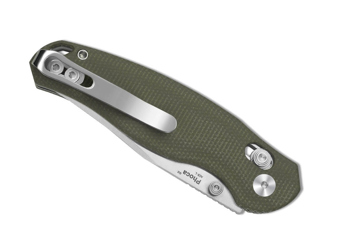 Phoca CC AEB-L Green Micarta