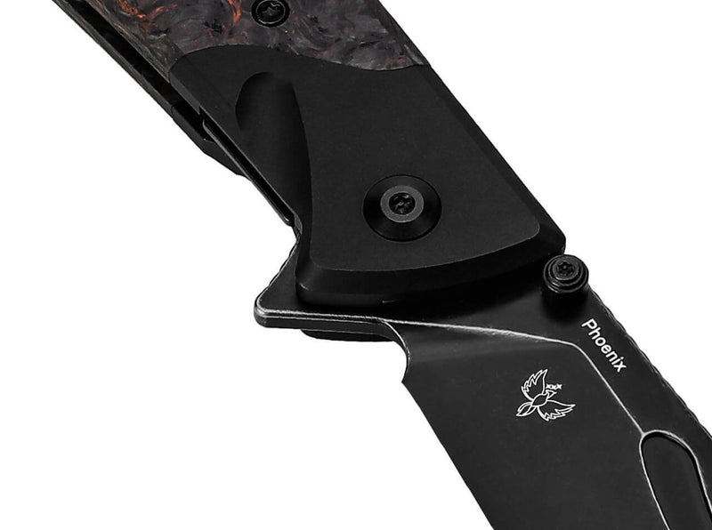 Kizer Phoenix Aluminum CF Black