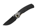 Kizer Pioneer 20CV Droppoint Ti CF DLC