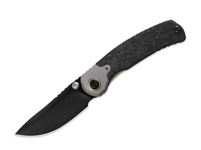 Kizer Pioneer 20CV Droppoint Ti CF DLC