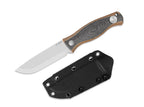 Polaris AEB-L Black Micarta & Brown G10