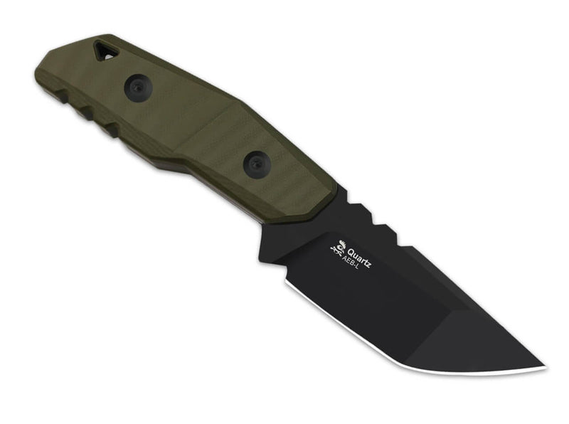 Kizer Quartz AEB-L OD Green G10 Black Stonewashed