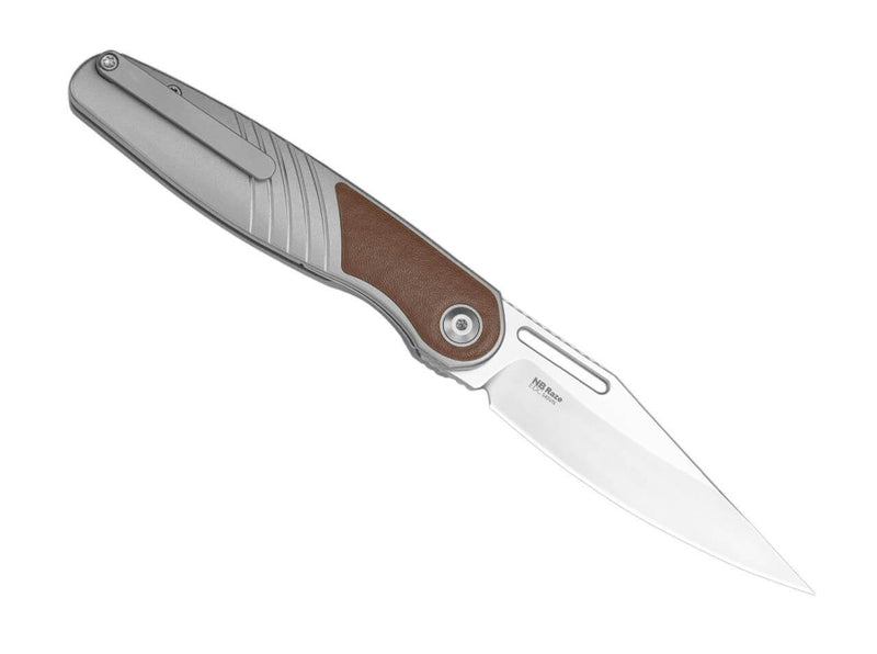 Kizer Raze S45VN Ti Full Grain Leather
