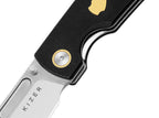 Retro Nitro-V Black G10 & Brass
