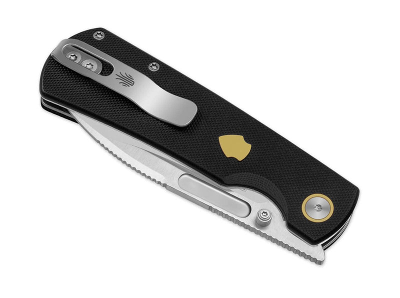Kizer Retro Nitro-V Black G10 & Brass
