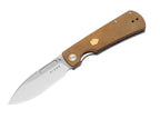 Retro Nitro-V Natural Micarta & Brass