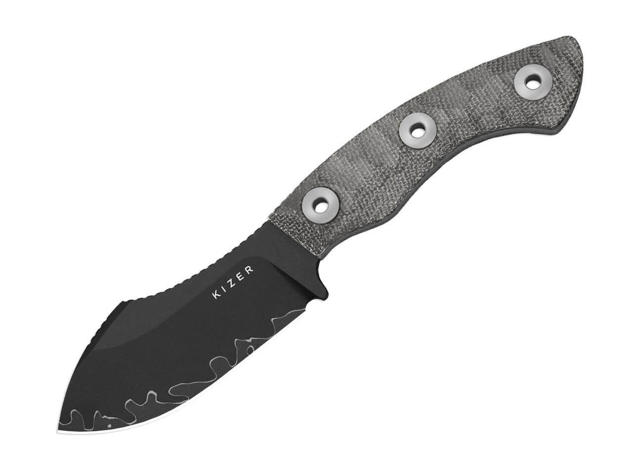 Rook 3LCS Grey Norplex UltreX Micarta Acid Wash
