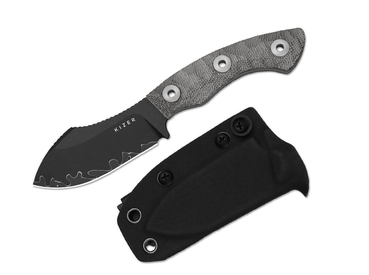 Rook 3LCS Grey Norplex UltreX Micarta Acid Wash