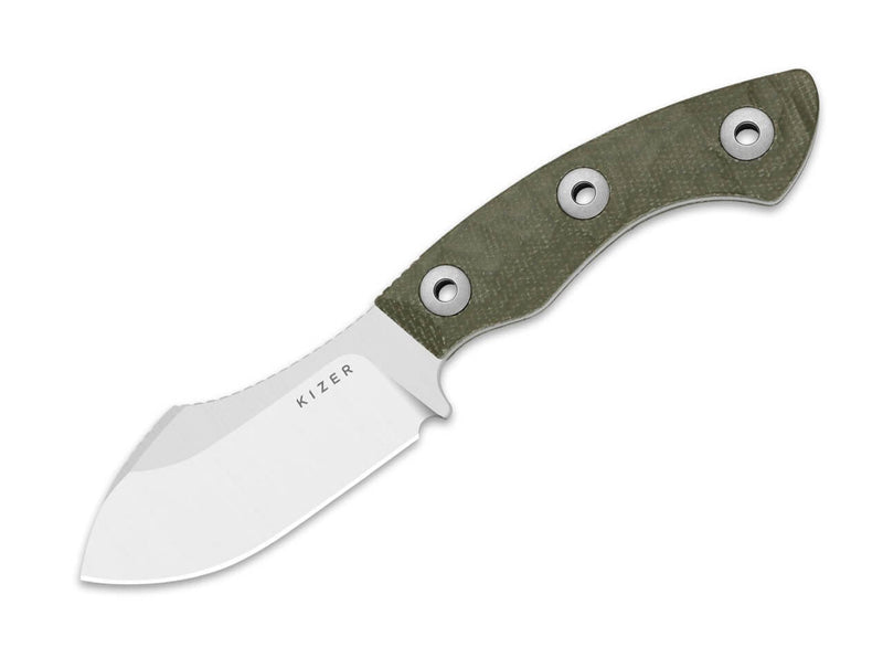 Kizer Rook AEB-L Green Micarta