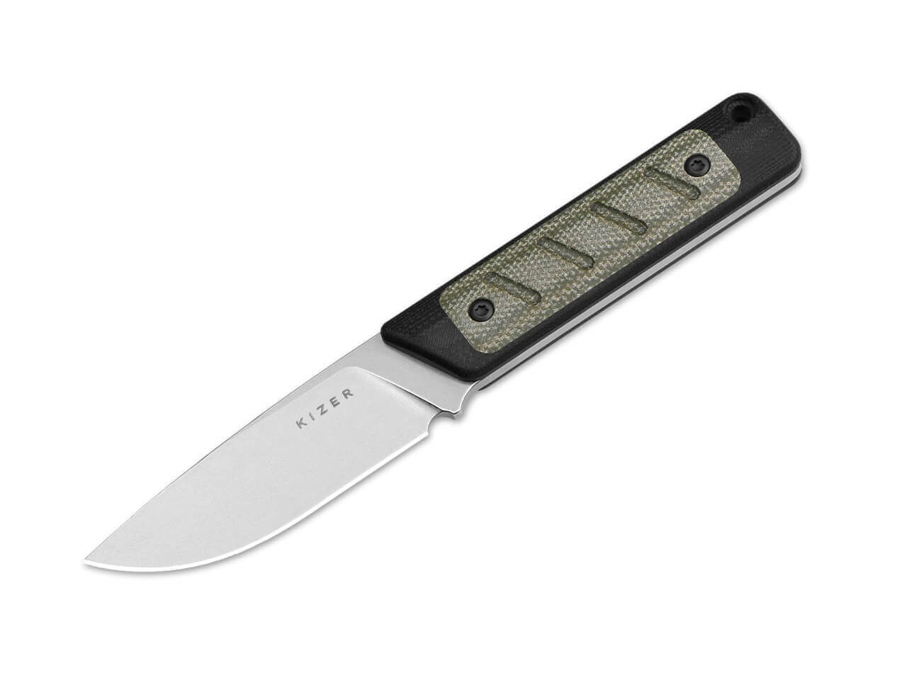 Smolt 14C28N Black G10 & Green Micarta