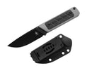 Kizer Smolt G10 Grey Micarta Black