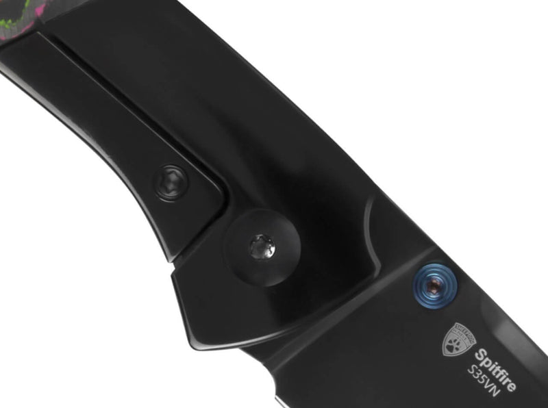 Kizer Spitfire S35VN Black Ti 80's CF