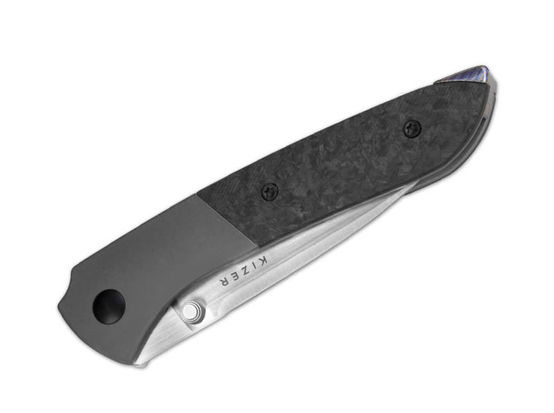 Kizer Spitfire S35VN Grey Ti CF