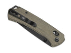 T1 CD Nitro-V Olive Green Norplex UltreX Micarta Black Stonewash