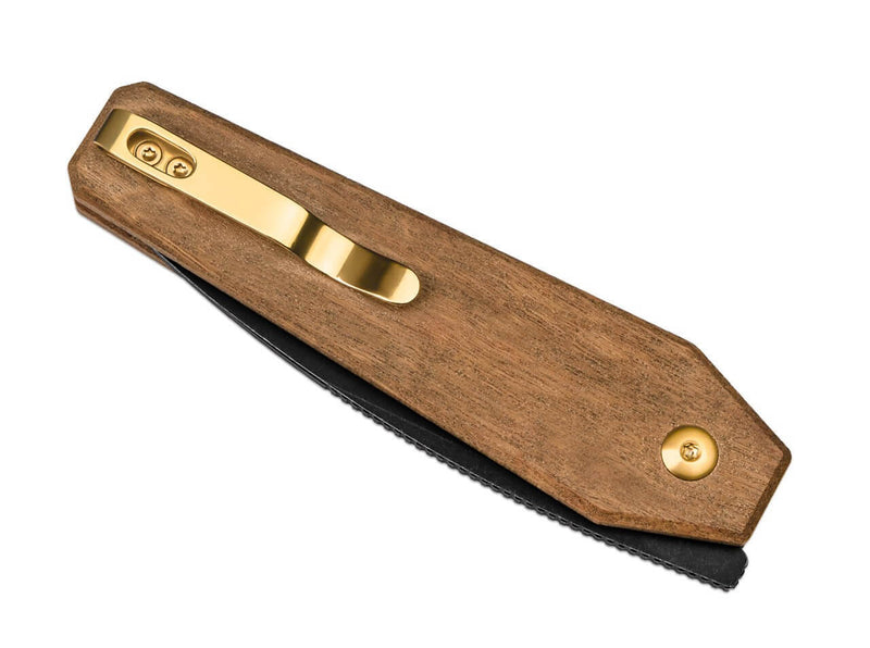 Kizer Tomb Nitro-V Black Stonewash Mkuruti Wood