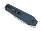 Tomb Nitro-V Blue & Black Damascus G10