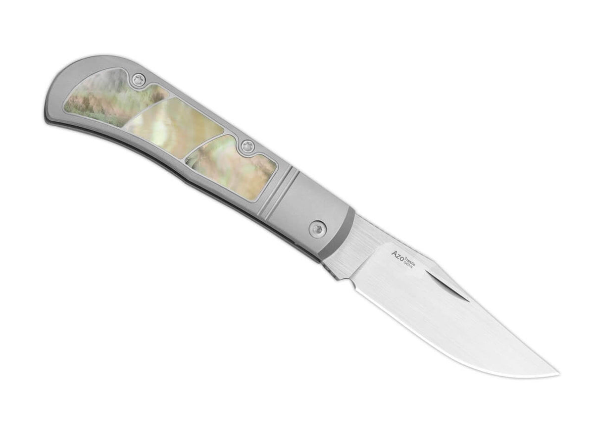 Trestle S45VN Ti Mother of Pearl