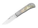 Kizer Trestle S45VN Ti Mother of Pearl