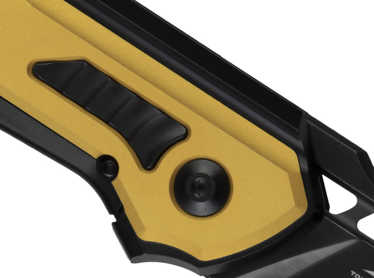 Zero S35VN Black Ti Yellow Aluminum
