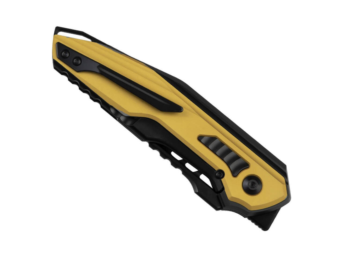 Zero S35VN Black Ti Yellow Aluminum